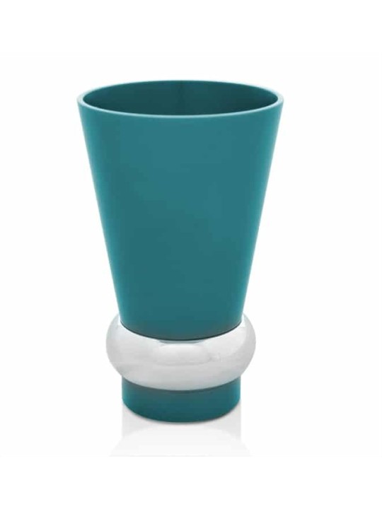 Coupe de Kiddush en aluminium élégante, tasses de Kiddush modernes, Judaica israélienne