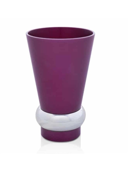 Coupe de Kiddush en aluminium élégante, tasses de Kiddush modernes, Judaica israélienne