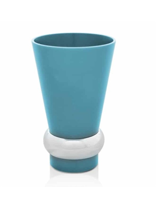 Coupe de Kiddush en aluminium élégante, tasses de Kiddush modernes, Judaica israélienne