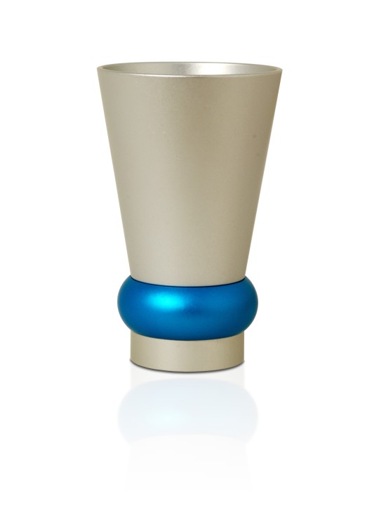 Coupe de Kiddush en aluminium élégante, tasses de Kiddush modernes, Judaica israélienne