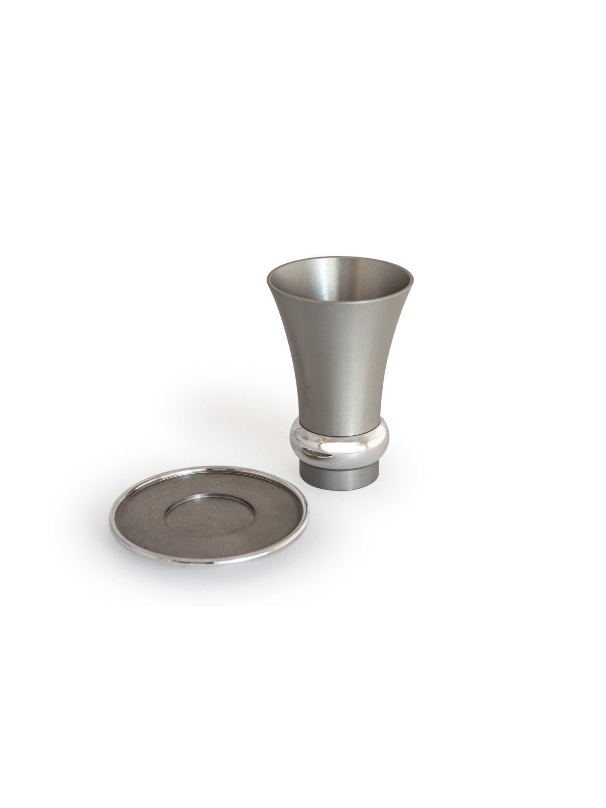 Coupe de Kiddush colorée en aluminium avec anneau brillant, tasses de Kiddush modernes,