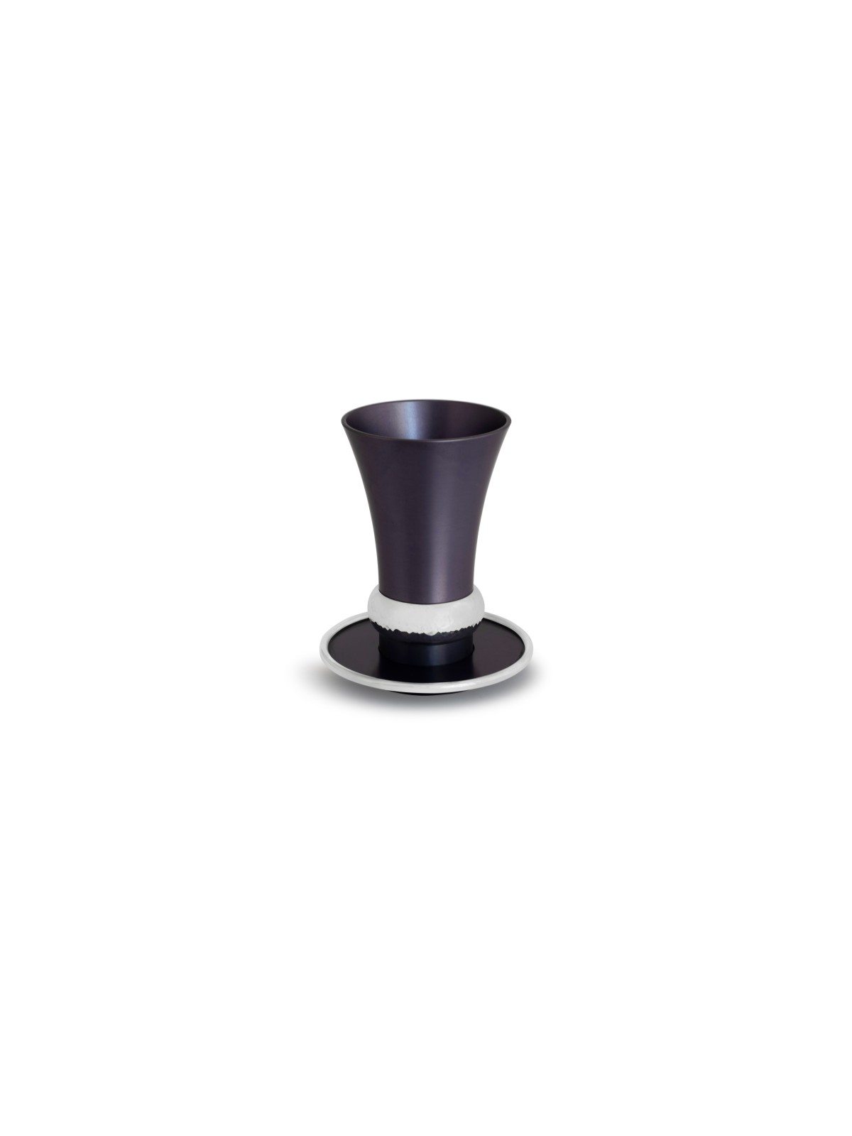 Coupe de Kiddush colorée en aluminium avec anneau brillant, tasses de Kiddush modernes,