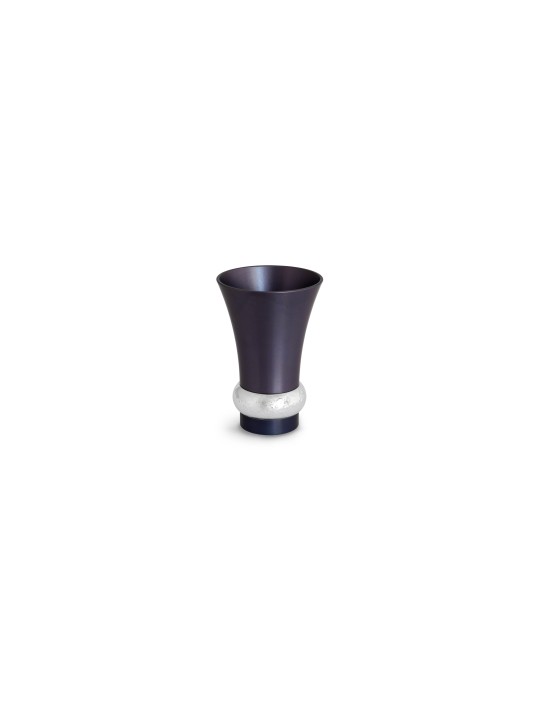 Coupe de Kiddush colorée en aluminium avec anneau brillant, tasses de Kiddush modernes,