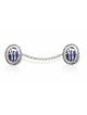 925 Clips Chai Talit en argent sterling , Clips Talit , Judaica israélien