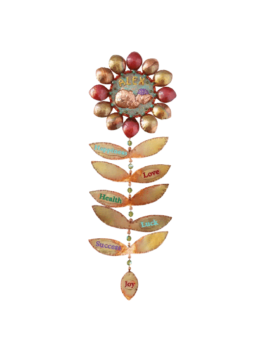 Mobile floral coloré personnalisé unique - Perfe , Cadeaux Tu B'Av , I