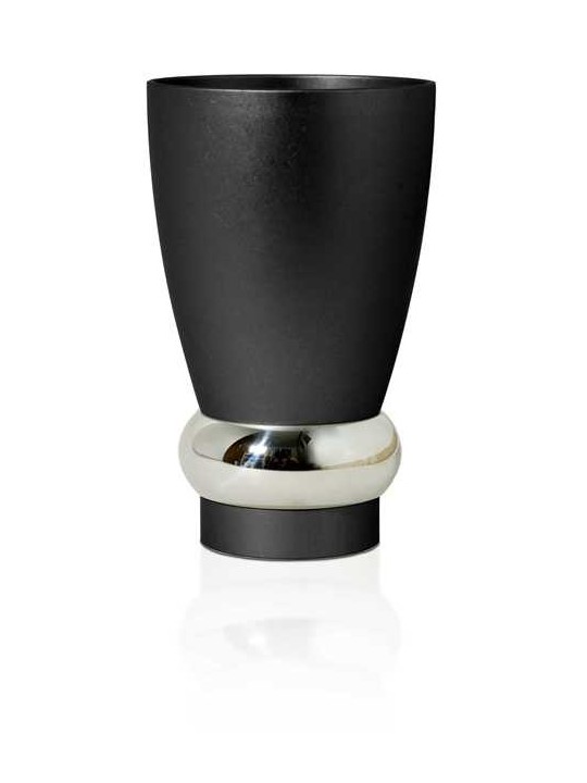 Modern Kiddush Cup with Plate Set , Modern Kiddush Cups , Israeli Juda