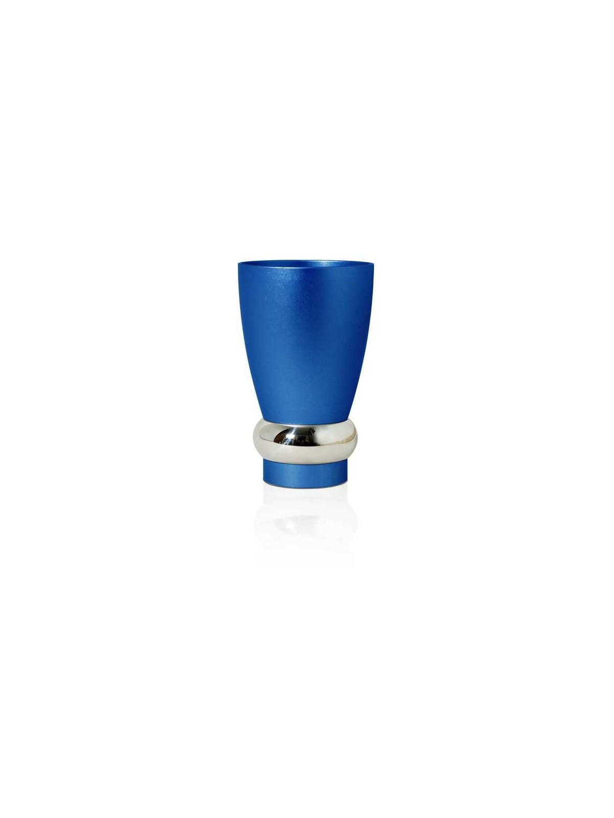 Modern Kiddush Cup with Plate Set , Modern Kiddush Cups , Israeli Juda