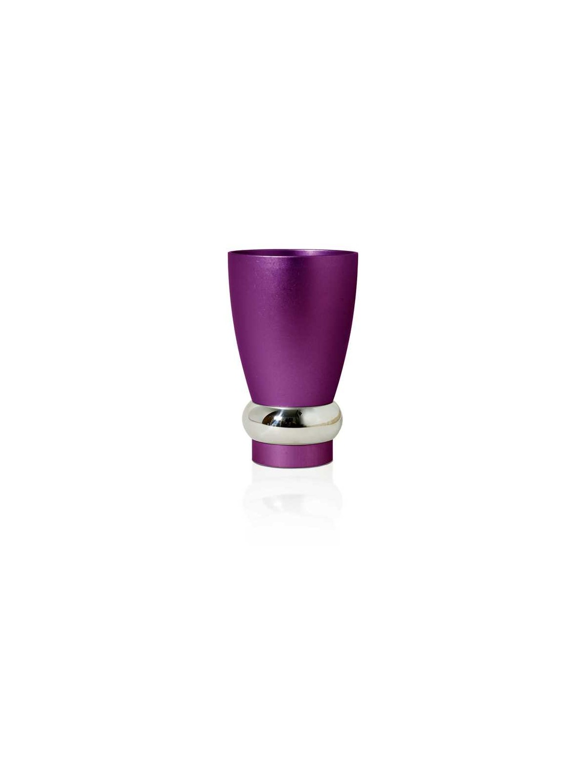 Modern Kiddush Cup with Plate Set , Modern Kiddush Cups , Israeli Juda