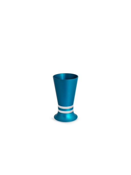 Modern Aluminum Sabbath Kiddush Cup , Modern Kiddush Cups , Israeli Ju