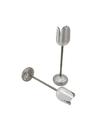 Chandeliers colorés en aluminium en forme de tulipe avec P, cadeaux de Pâque,