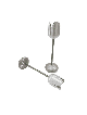 Tulip-Shaped Aluminum Colorful Candlesticks with P , Passover Gifts ,