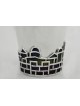 Kiddush Cup Sterling Silver avec émail , Coupes de Kiddush modernes , Israël