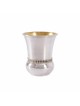 Perles personnalisées Silver Kiddush Cup , Cadeaux de Pâque , Judaï israélien