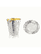 Coupe de Kiddouch en argent sterling martelé, cadeaux de Pâque, judaïque israélien