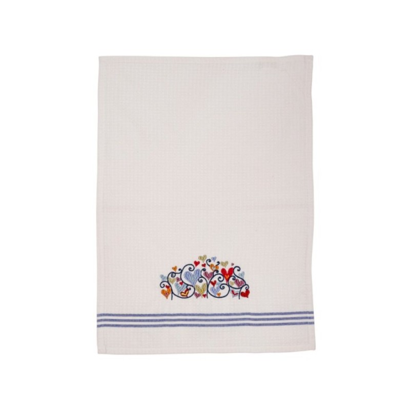 Yair Emanuel Netilat Yadayim Towel Embroidered ... | Towels by Emanuel
