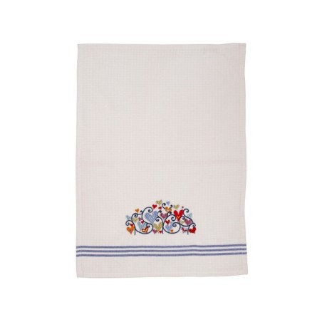 Yair Emanuel Netilat Yadayim Towel Embroidered ... | Towels by Emanuel
