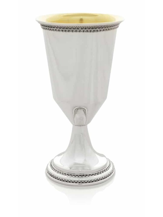 Kiddush Cup Personnalisé Hébreu Gravé , Coupes Kiddush Modernes , Israe