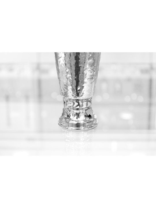 Kiddush Cup with Cut-Out Hebrew Blessing , Passover Gifts , Israeli Ju