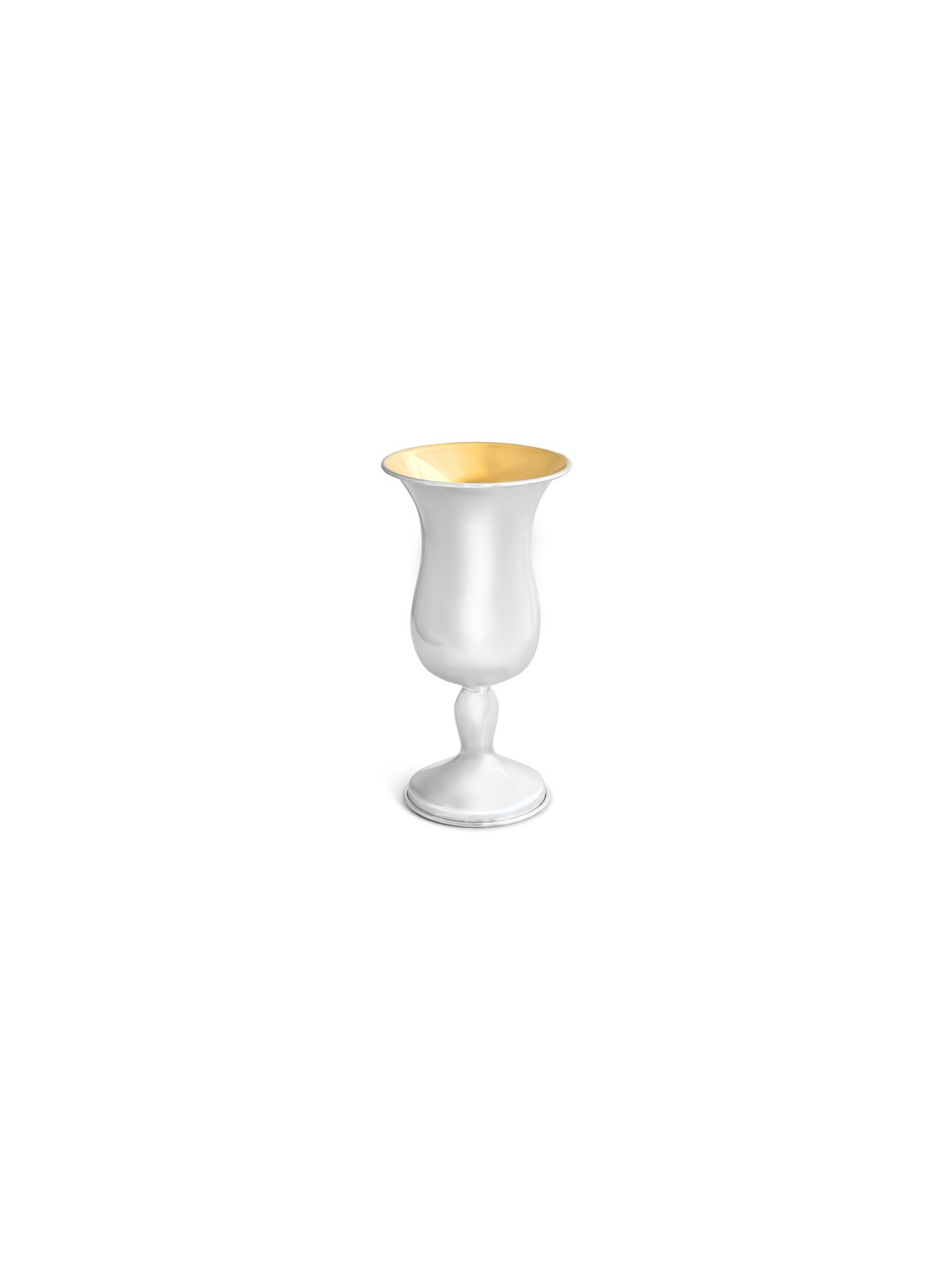 Coupe de Kiddush en argent lisse classique, coupes de Kiddush modernes, Juda israélien