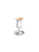 Classic Smooth Silver Kiddush Cup , Modern Kiddush Cups , Israeli Juda