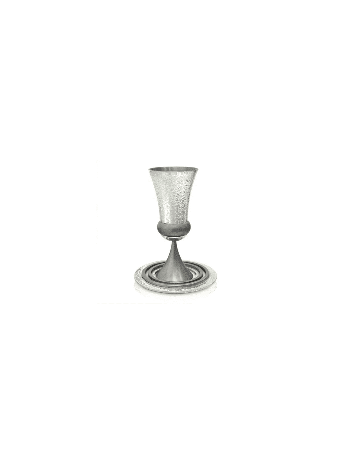 Hammered Aluminum Kiddush Cup & Havdalah Set , Modern Kiddush Cups , I