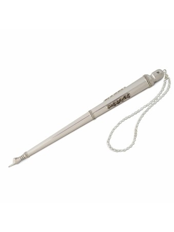 Large Classic Filigree Silver Torah Pointer , Shabbat Gifts , Israeli