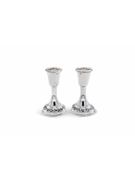 Bougeoirs personnalisés en argent sterling, chandelier en argent sterling