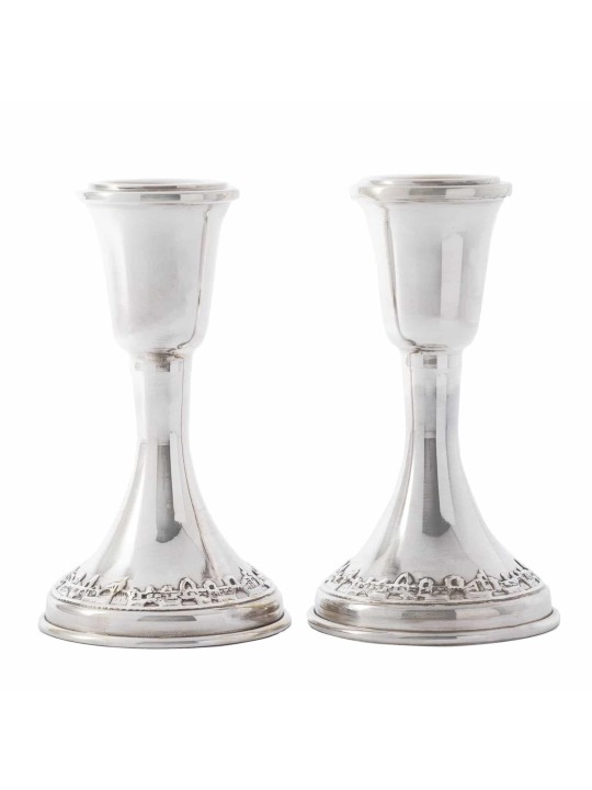 Bougeoirs personnalisés en argent sterling, chandelier en argent sterling