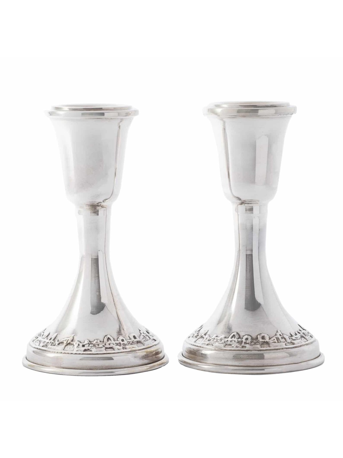 Bougeoirs personnalisés en argent sterling, chandelier en argent sterling