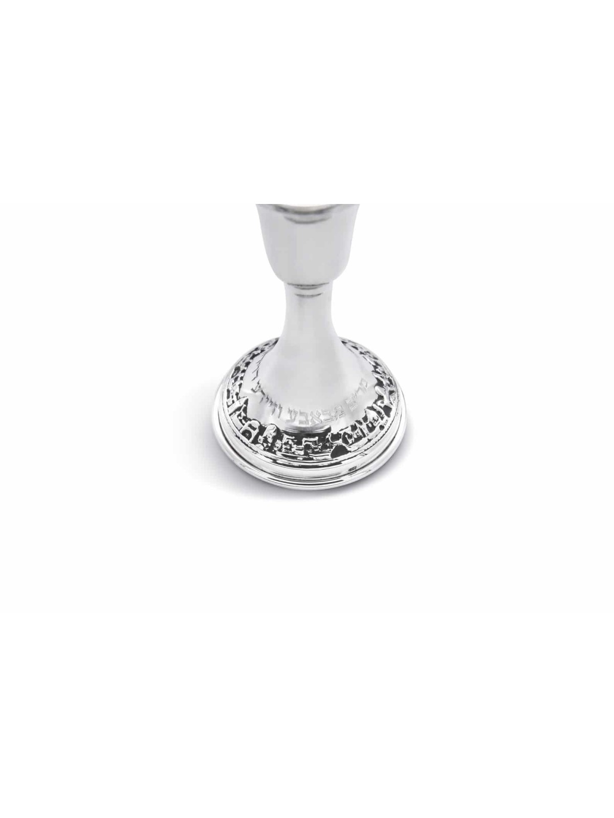 Personalized Sterling Silver Candle Holders , Sterling Silver Candlest