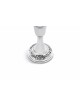 Bougeoirs personnalisés en argent sterling, chandelier en argent sterling