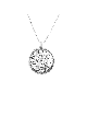 Pendentif en or contemporain initial creux, cadeaux Tu B'Av, Jud israélien