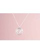 Pendentif en or contemporain initial creux, cadeaux Tu B'Av, Jud israélien