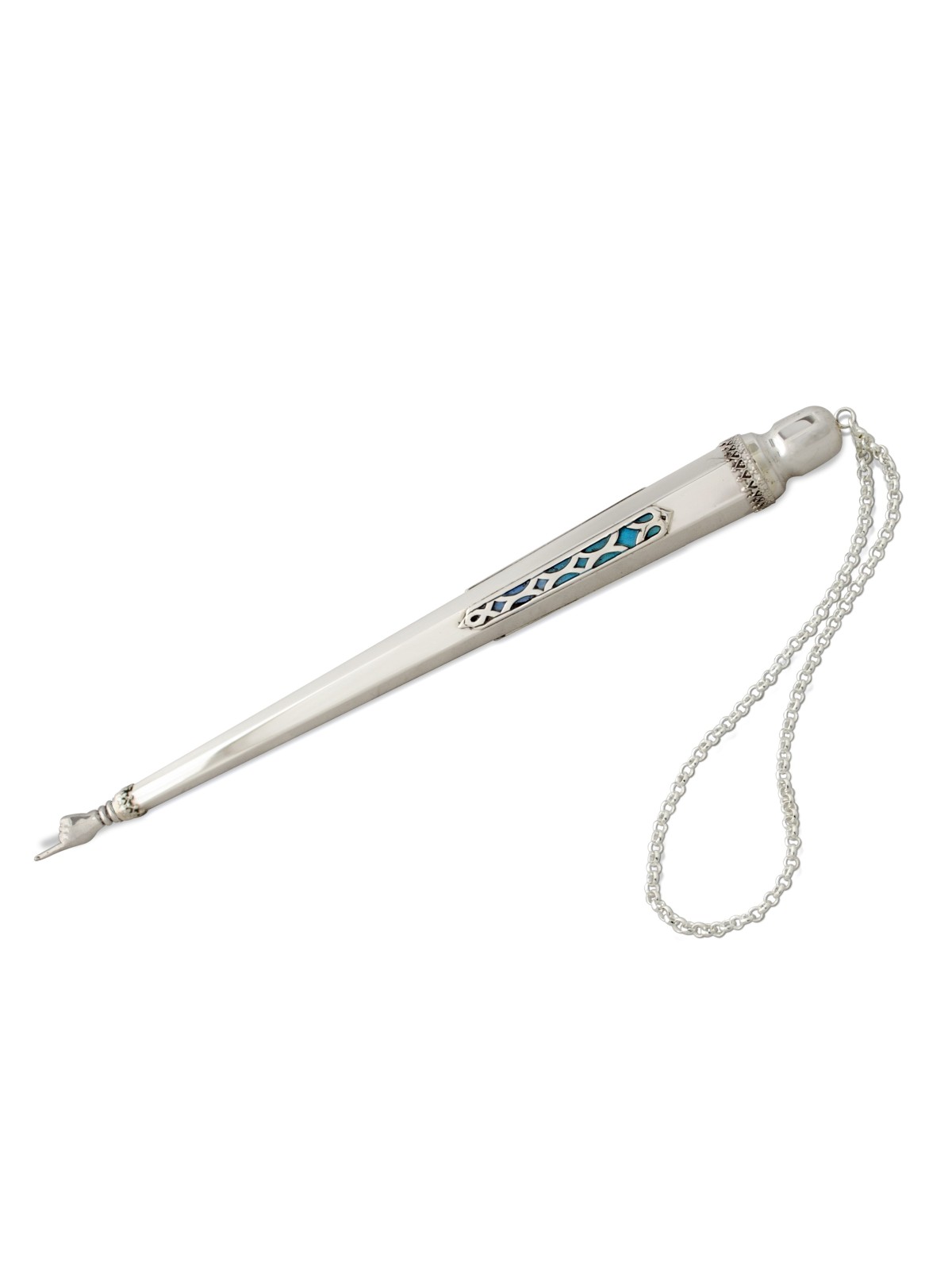 Grand pointeur de Torah en argent sterling avec une coutume, cadeaux de Shabbat, I
