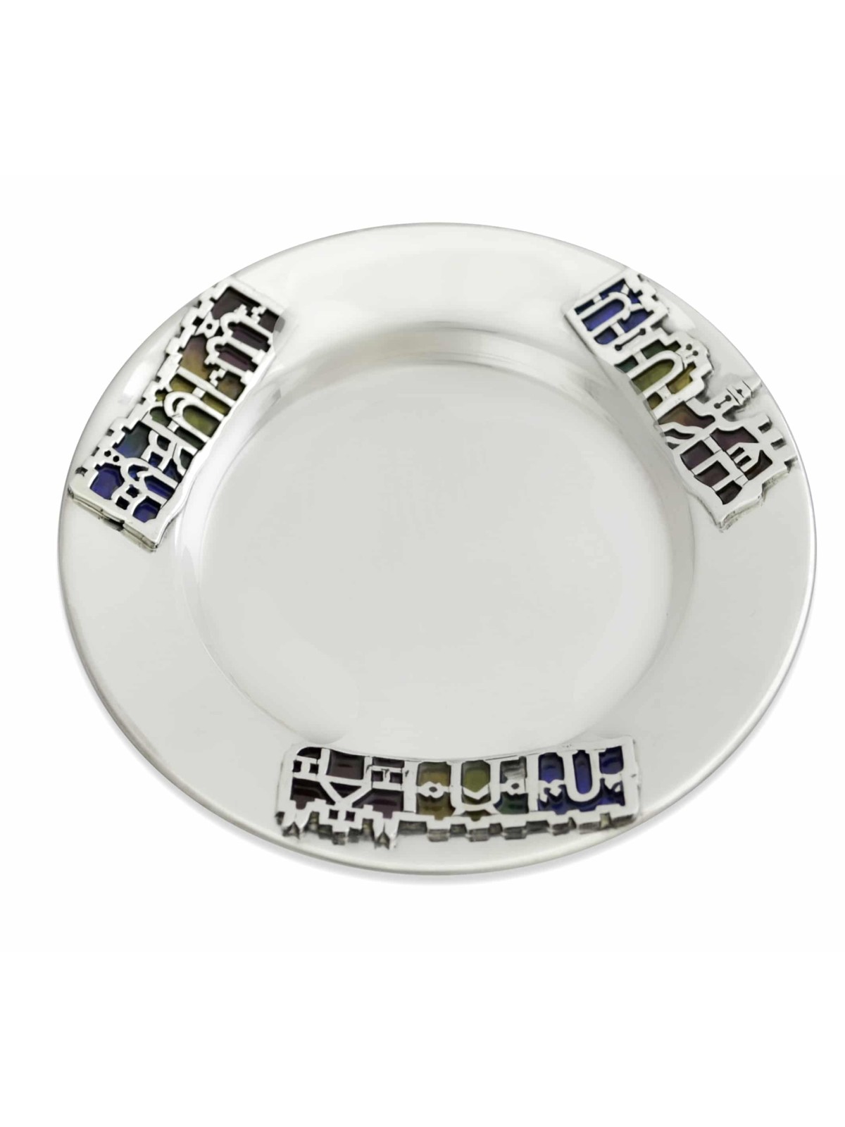 Coupe de Kiddush en émail de Jérusalem en argent sterling, coupes de Kiddush modernes, I