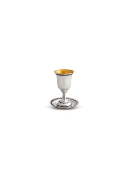 Coupe de Kiddouch en argent avec filigrane yéménite, cadeaux de Pâque, J israélien