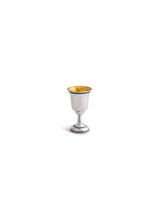 Coupe de Kiddouch en argent avec filigrane yéménite, cadeaux de Pâque, J israélien