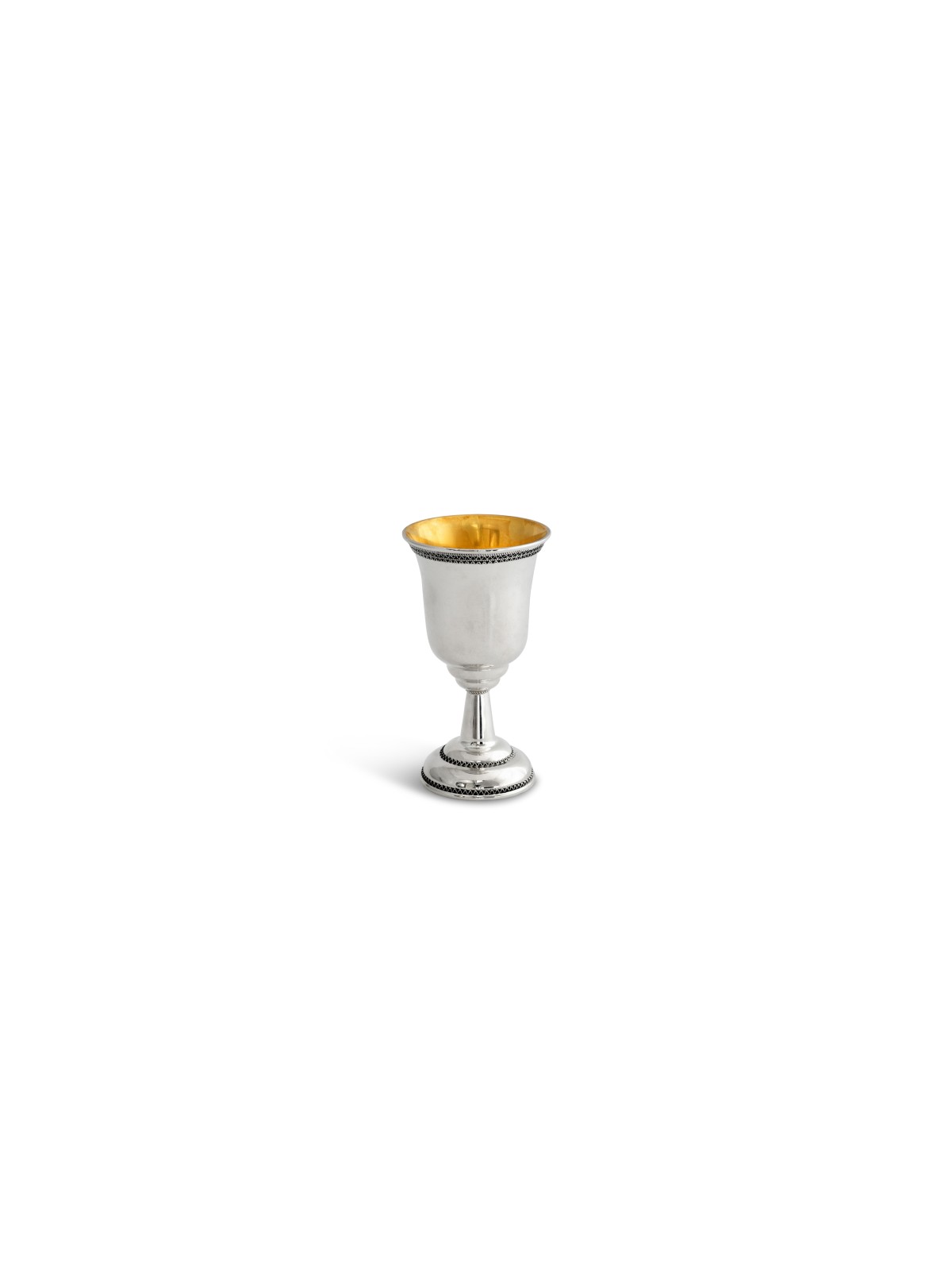 Coupe de Kiddouch en argent avec filigrane yéménite, cadeaux de Pâque, J israélien