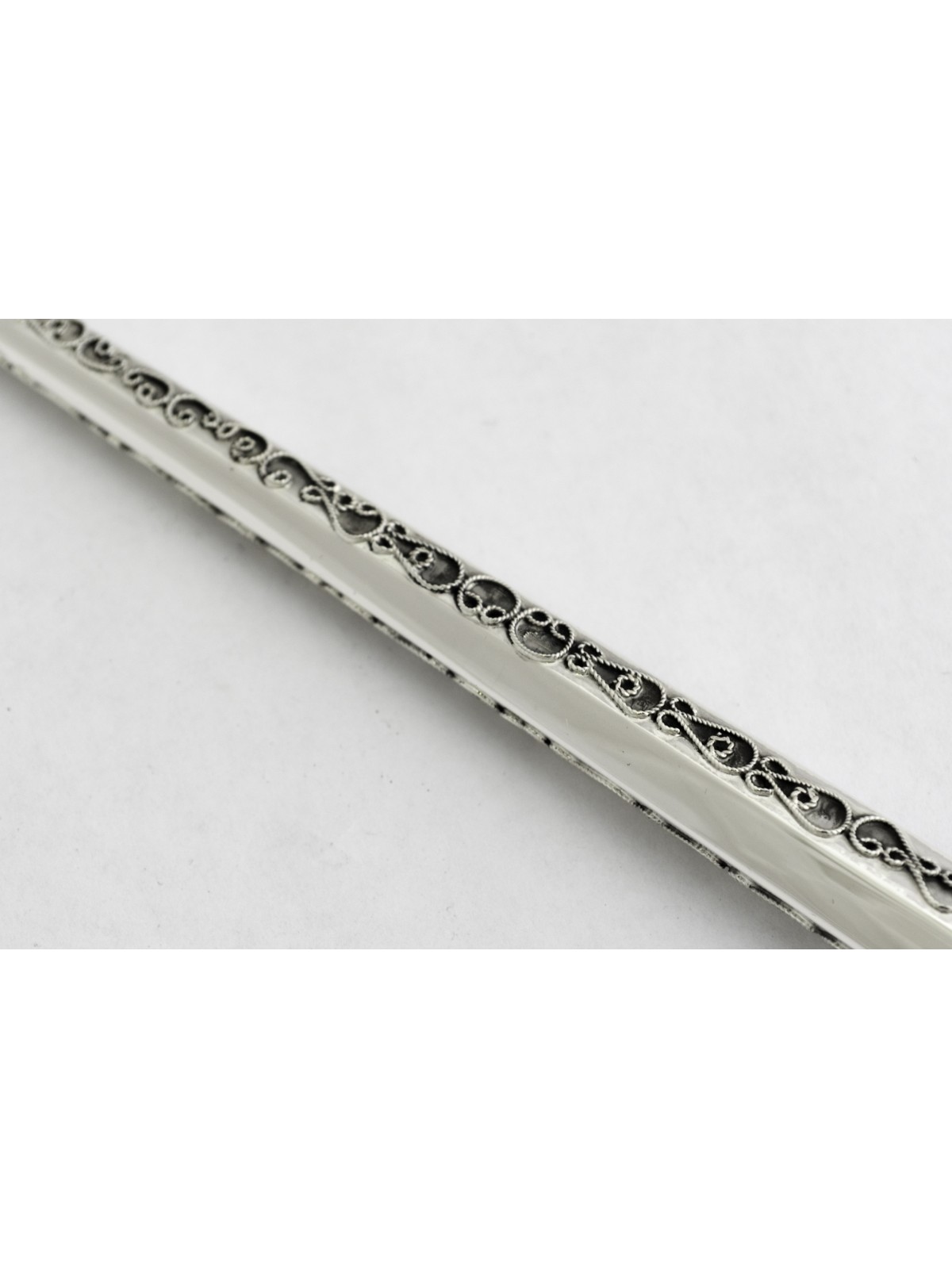 Pointeur de Torah en filigrane d’argent unique en son genre, cadeaux de Shabbat, israélien