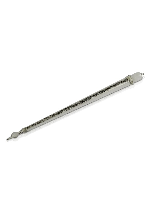 One-of-a-Kind Silver Filigree Torah Pointer , Shabbat Gifts , Israeli