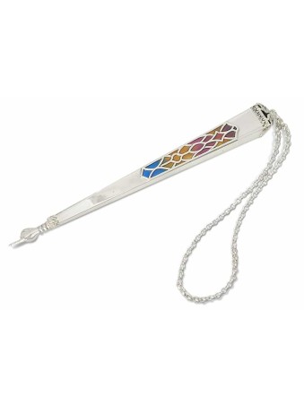 Square Torah Pointer with Enamel Colors , Shabbat Gifts , Israeli Juda