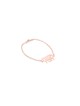 Bracelet en or hébreu double nom, cadeaux Tu B'Av, Judaica israélien