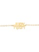 Bracelet en or avec 2 noms personnalisés, cadeaux Tu B'Av, Juda israélien