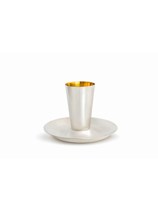 Ensemble de Kiddush avec gravure de nom personnalisée, tasses de Kiddush modernes, israéliennes