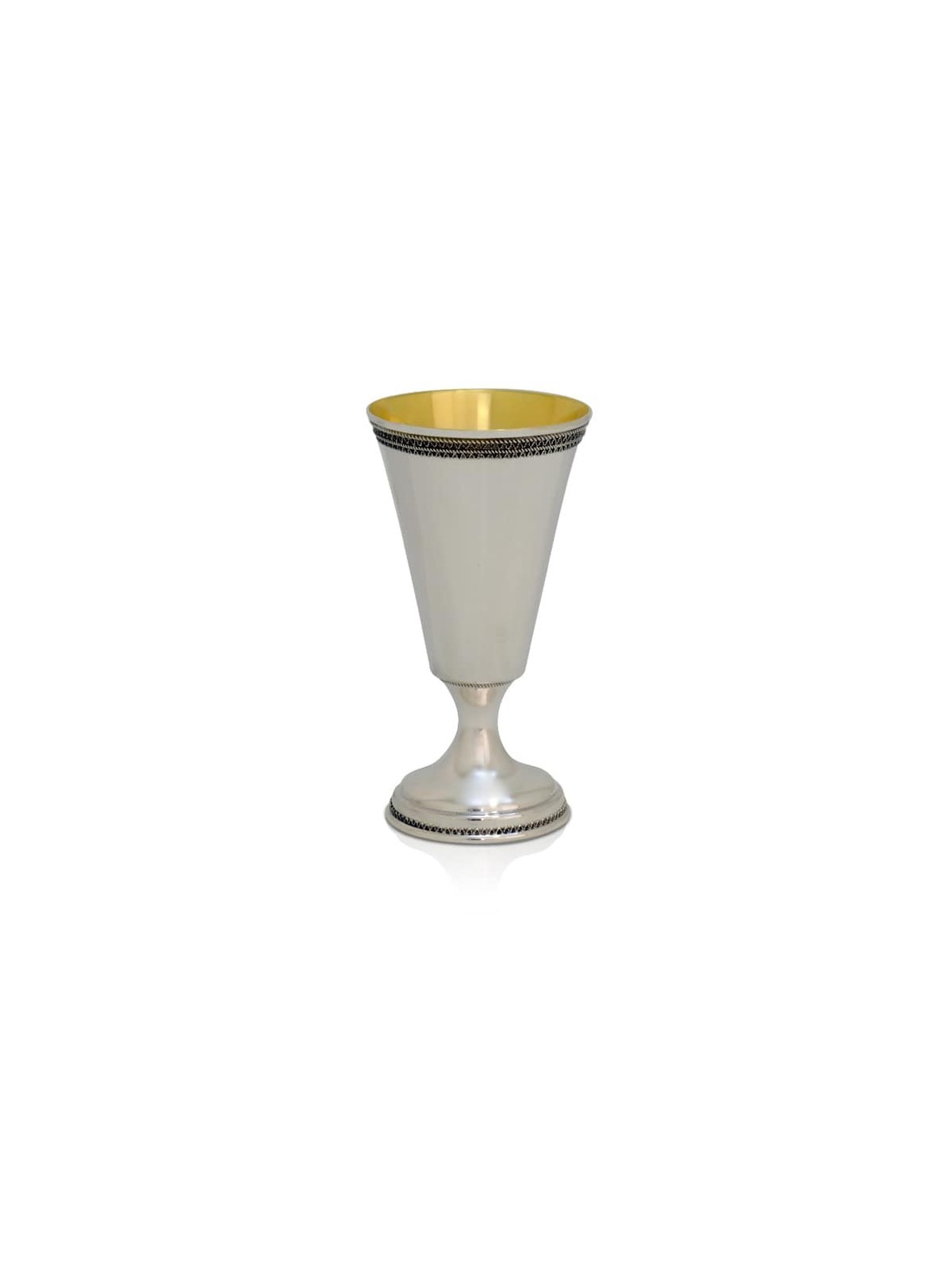 Kiddush Set avec filigrane yéménite , Cadeaux de Pâque , Judaica israélien