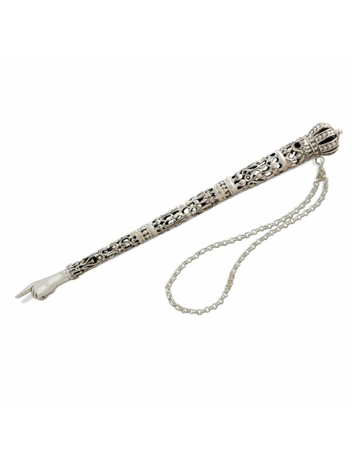 Pointeur spécial de Torah de couronne de filigrane d’argent, cadeaux de Shabbat, israélien