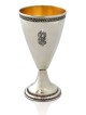 Coupe de Kiddouch en filigrane fabriquée à partir d'argent sterling, cadeaux de Pâque, I