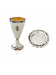 Coupe de Kiddouch en filigrane fabriquée à partir d'argent sterling, cadeaux de Pâque, I