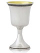 Gobelet en argent émaillé bénédiction, coupes de Kiddouche modernes, judaïque israélien