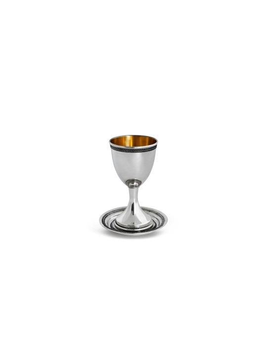 Coupe de Kiddouch en argent en forme d'œuf personnalisée, cadeaux de Pâque, judaïque israélien